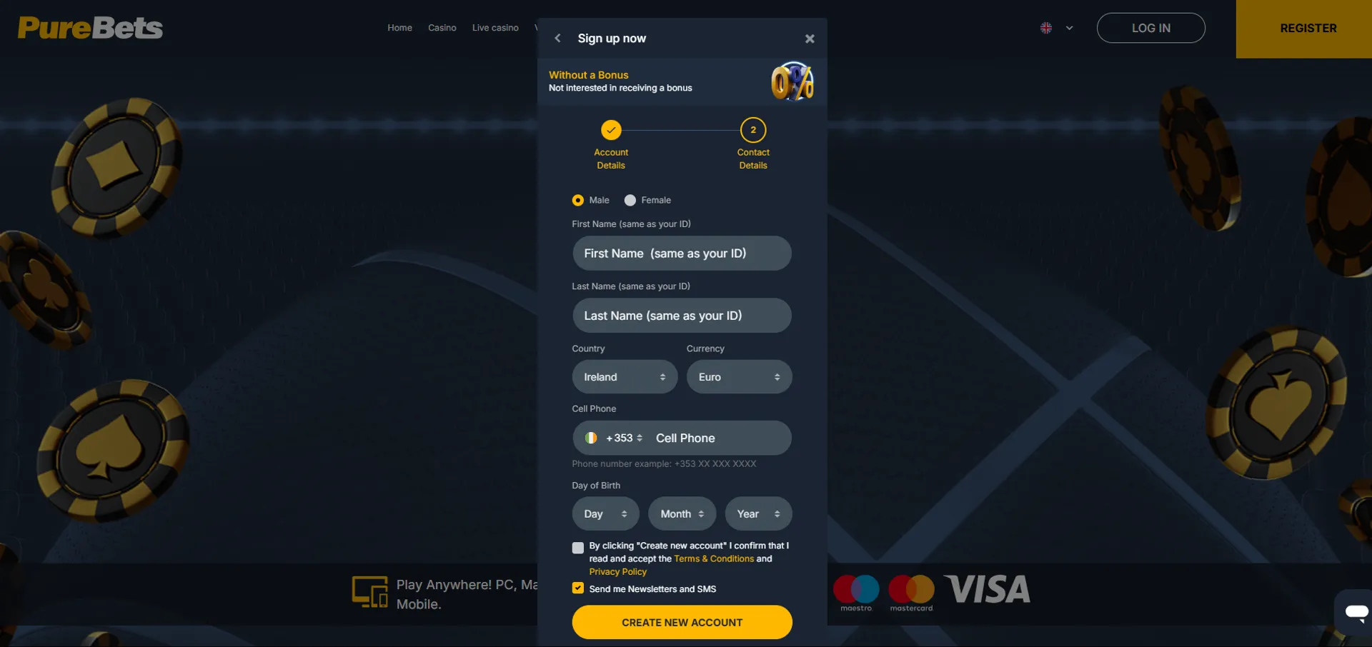 Betfair baixar app